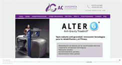 Desktop Screenshot of acosteopatia.com